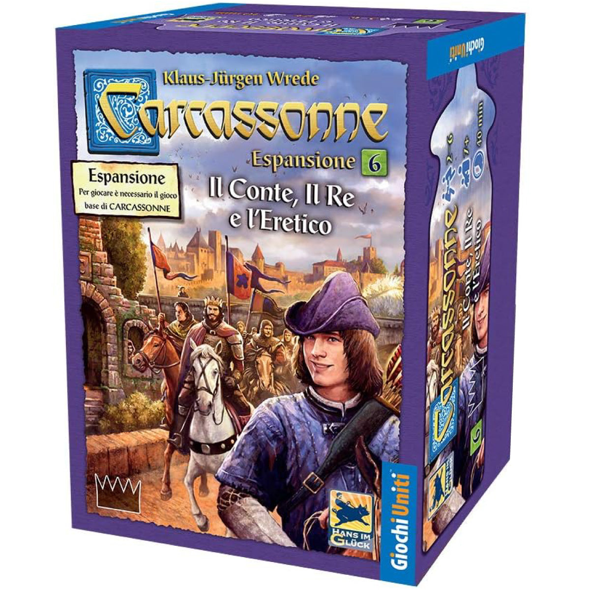 carcassonne - il conte, il re e l'eretico - espansione 6