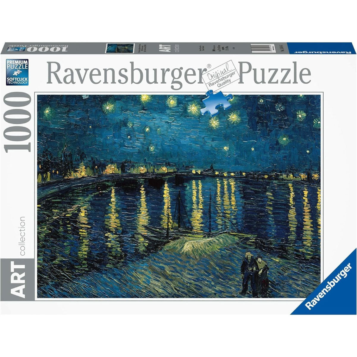 van gogh: notte stellata sul rodano - puzzle 1000 pezzi