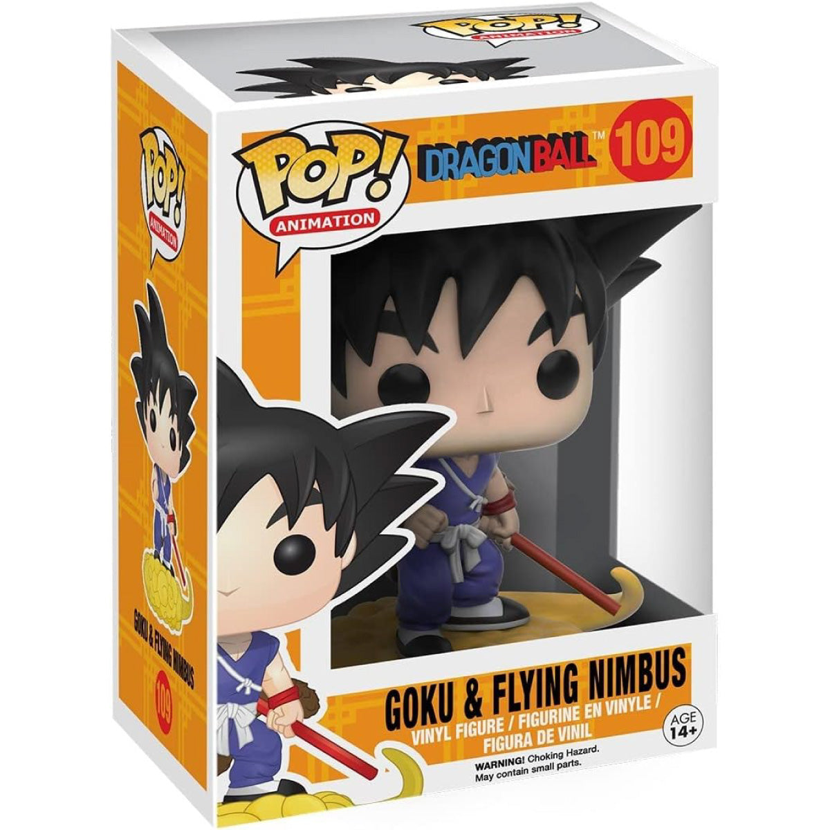 dragon ball - goku & flying nimbus 9cm - funko pop! 109
