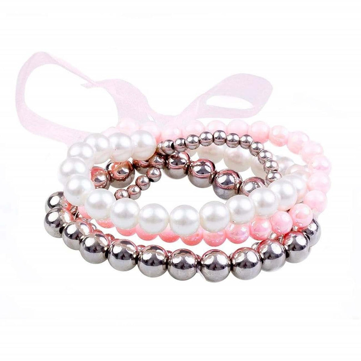 braccialetti perlati (4 pezzi)