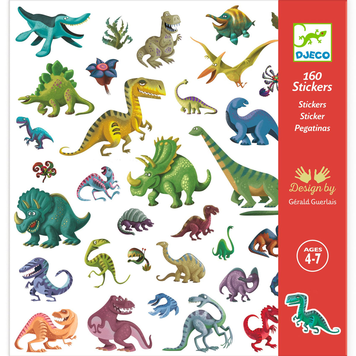 dinosauri - 160 stickers