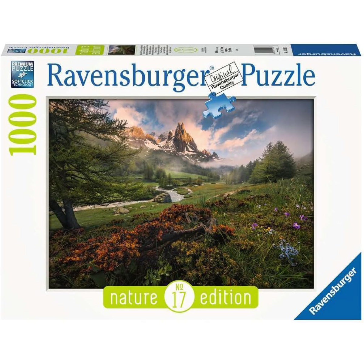 atmosfera pittoresca nella vallée de la clarée - alpi francesi - puzzle 1000 pezzi