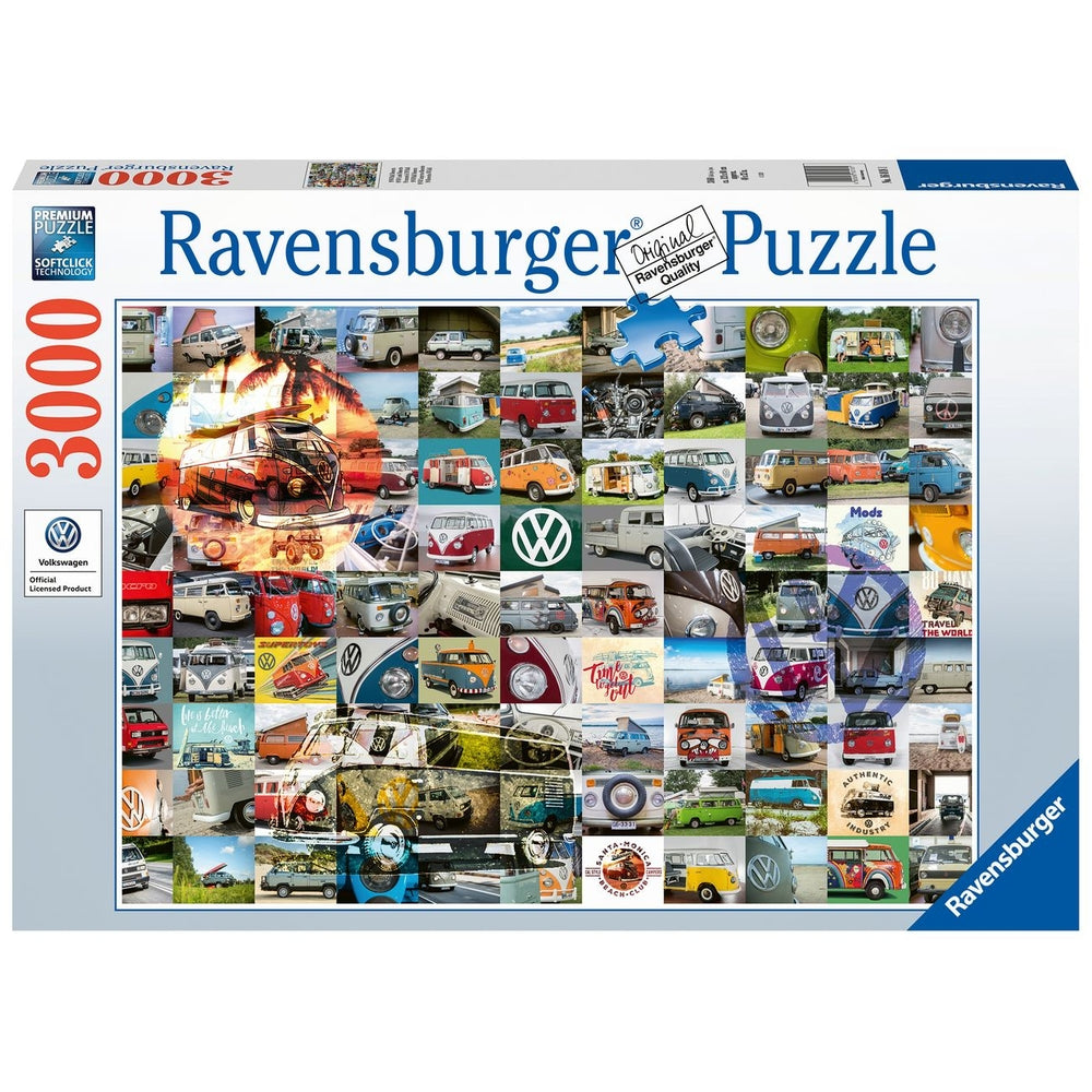 99 vw bulli moments - puzzle 3000 pezzi