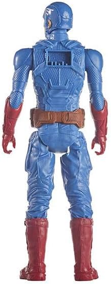 capitan america - avengers titan hero - statua di 30cm - blast gear compatibile