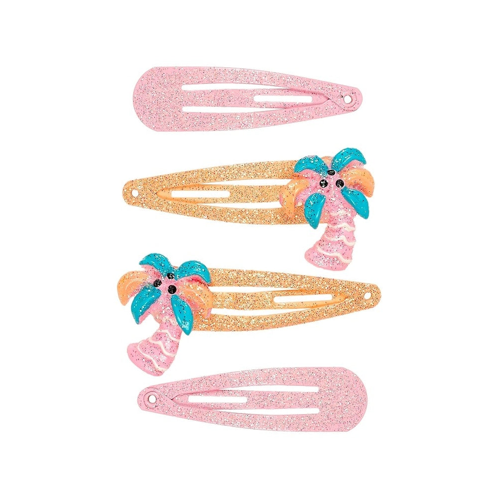 hair clip nieke, palm tree