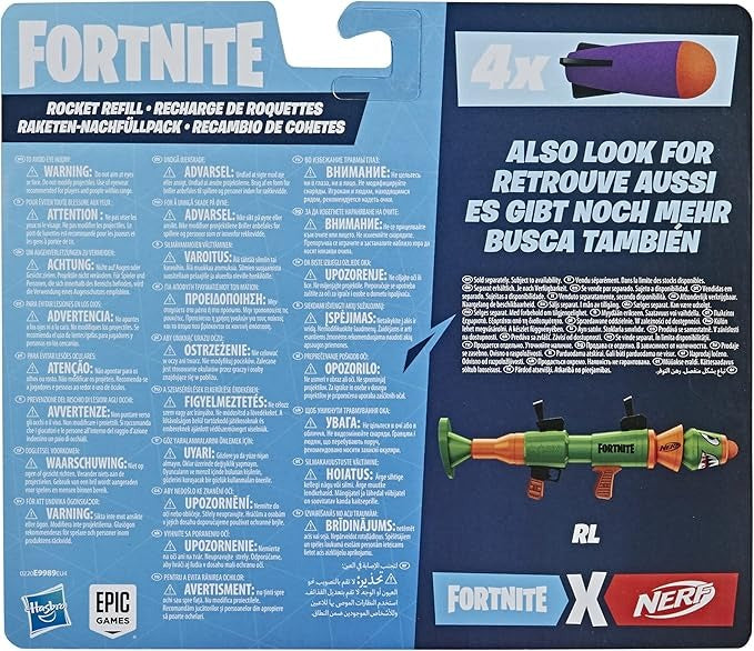 nerf fortnite - ricarica missili blaster