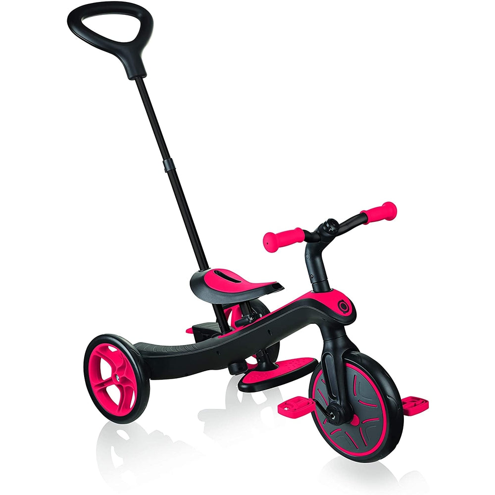 globber - triciclo xplorer trike 4in1 - rosso