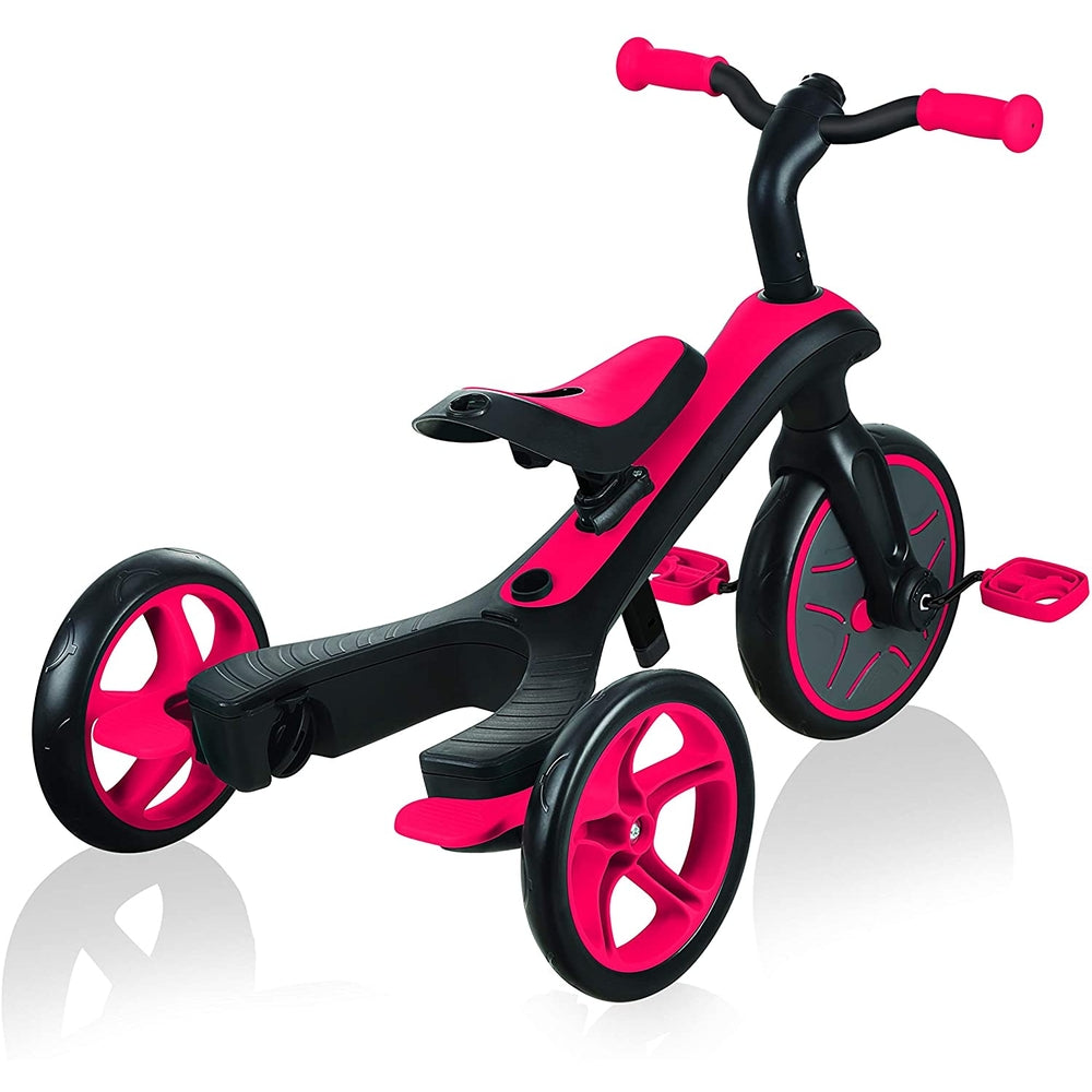 globber - triciclo xplorer trike 4in1 - rosso