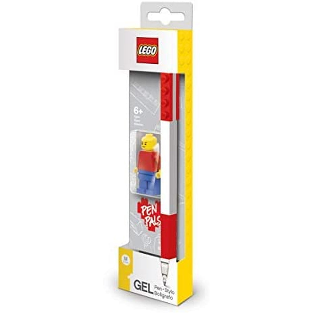 Cancelleria penna gel rossa più minifigure