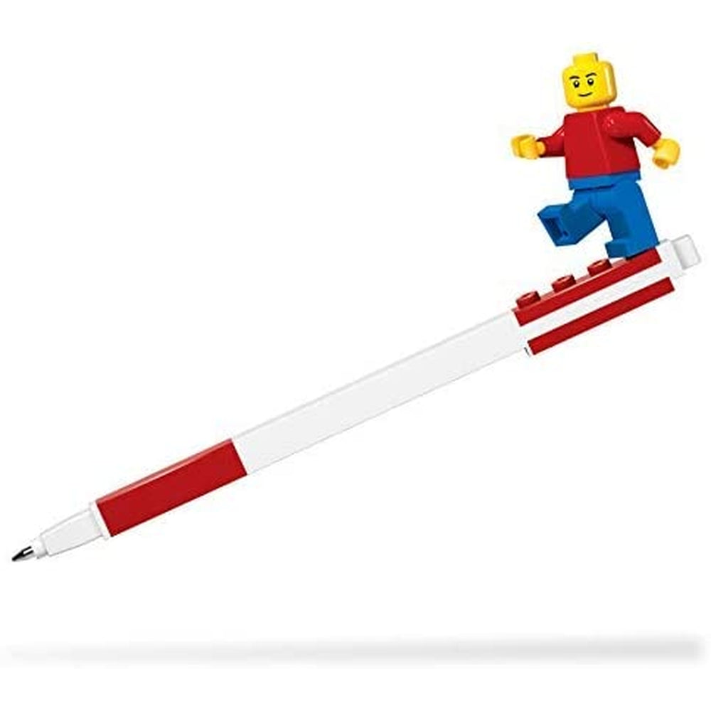 Cancelleria penna gel rossa più minifigure