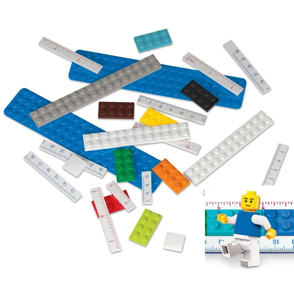 Cancelleria righello componibile con minifigure