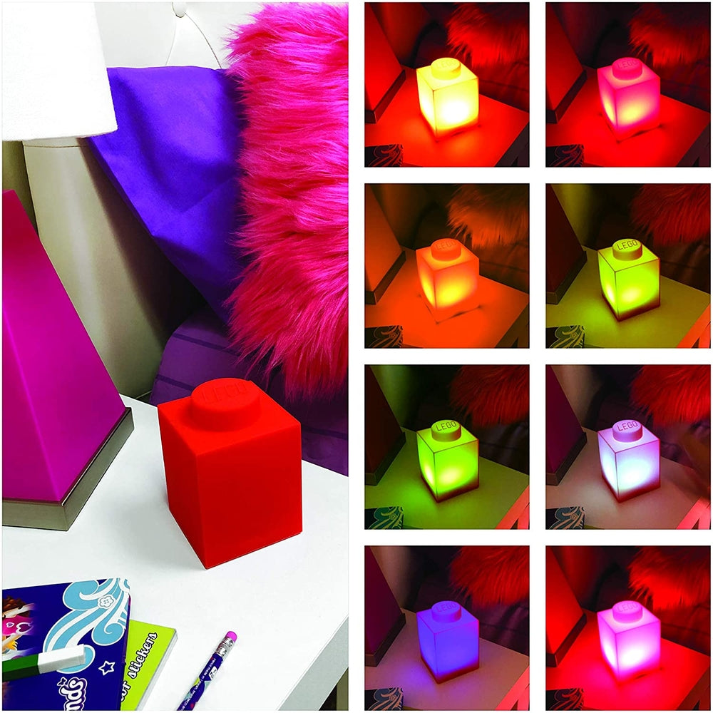 Cameretta e Casa luce notturna brick led rosso