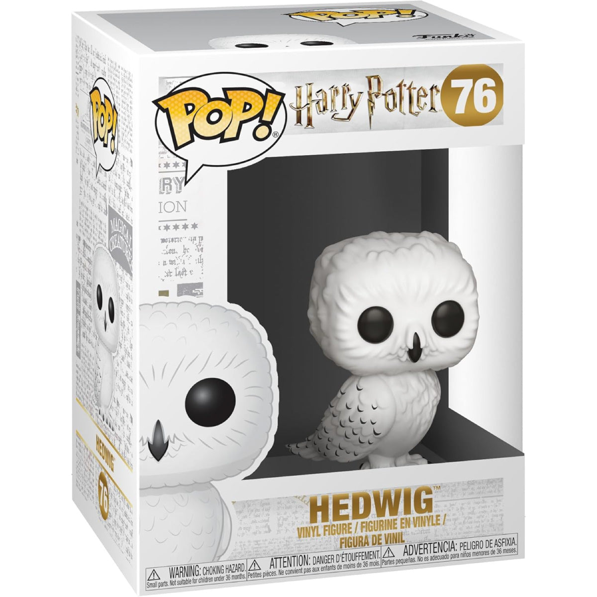 harry potter - hedwig 9cm - funko pop! 76