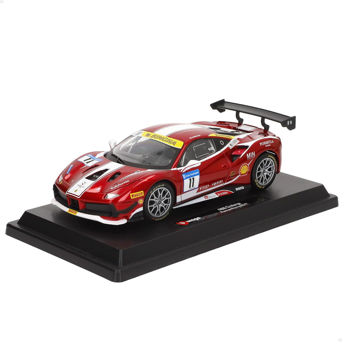 ferrari 488 challenge - formula racing 2017 - 1:24