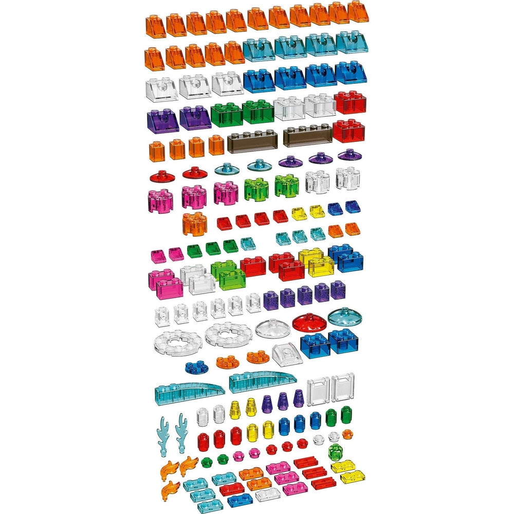 LEGO Classic 11013 mattoncini trasparenti creativi