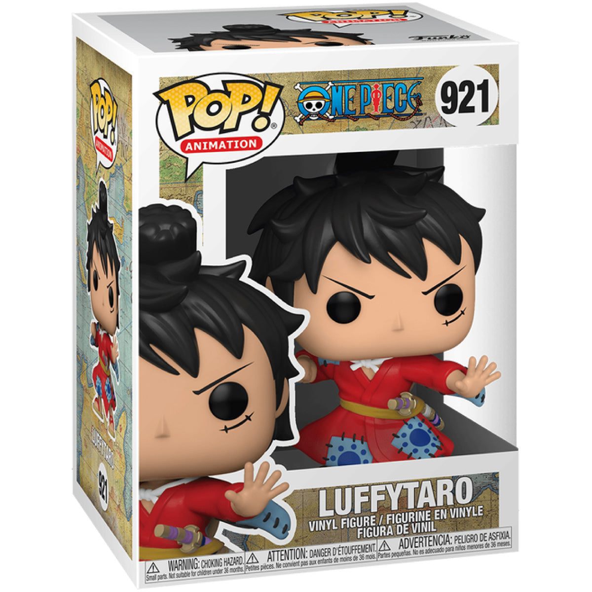 one piece - luffy in kimono 9cm - funko pop! 921