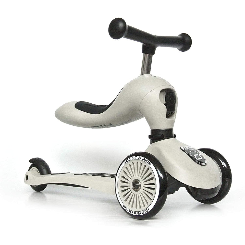 highwaykick 1 - monopattino trasformabile 2 in 1 - ash