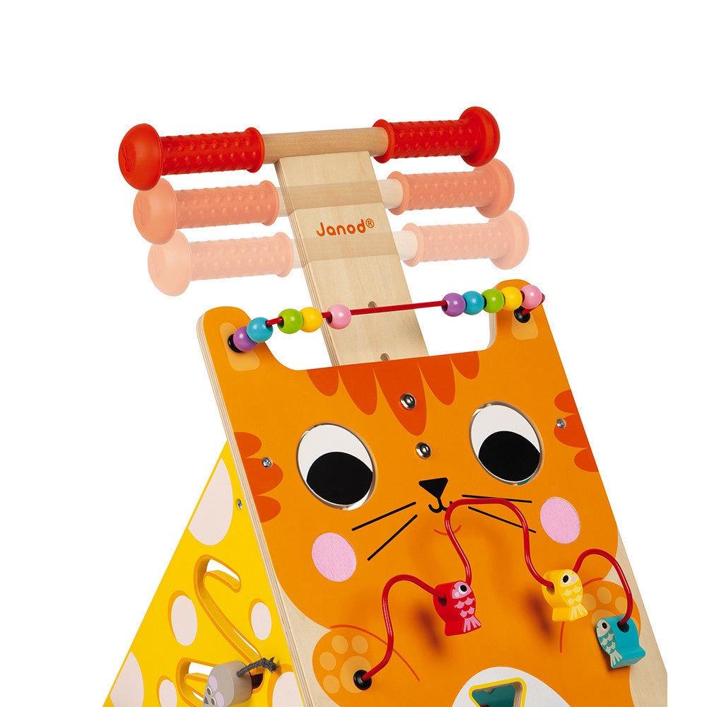 carrello multiattività gatto in legno