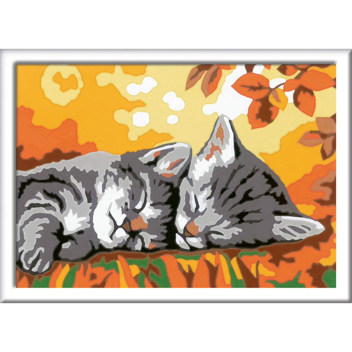 creart - gattini in autunno