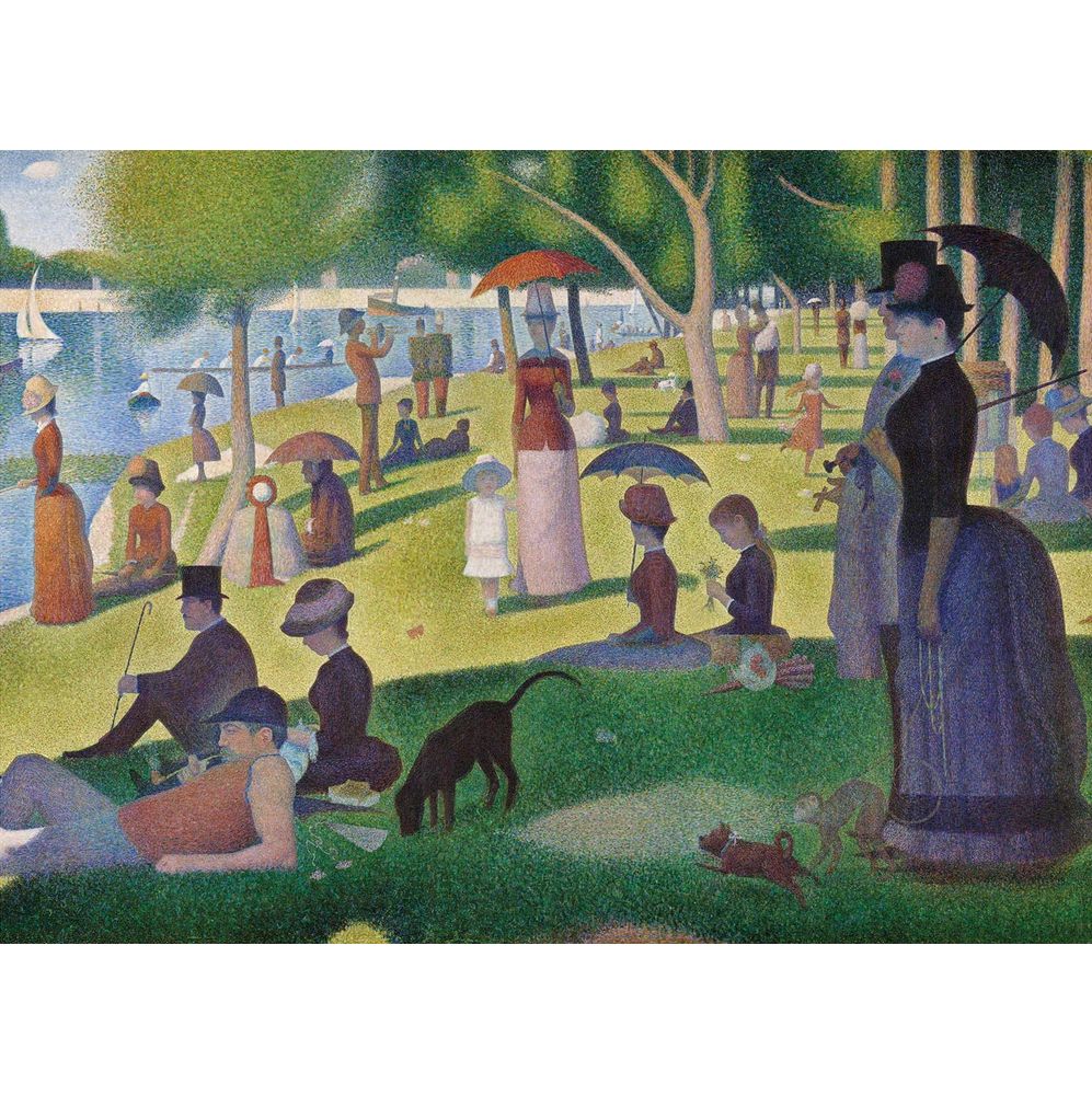 a sunday afternoon on the island of la grande jatte - puzzle 1000 pezzi museum collection