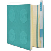 Cancelleria notebook quaderno con 1 penna colore azzurro
