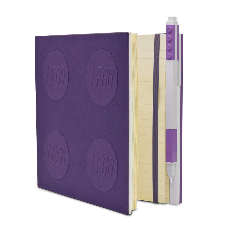 Cancelleria notebook quaderno con 1 penna colore lavanda