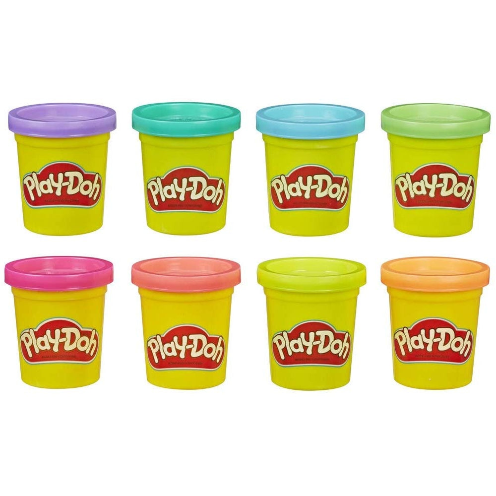 play-doh - set da 8 vasetti colorati