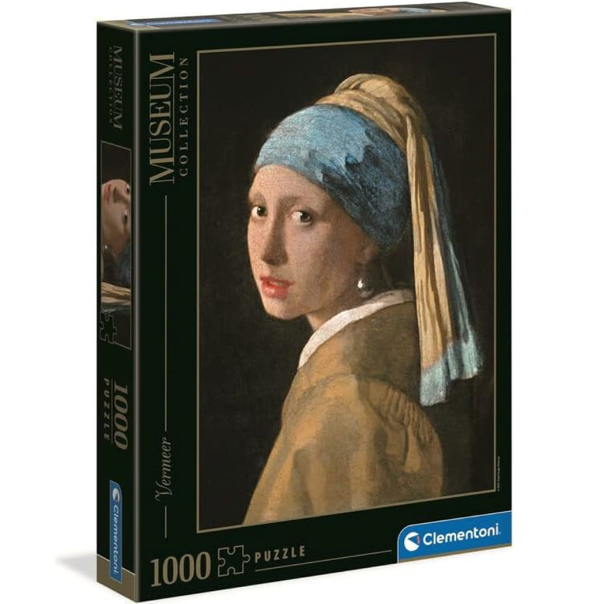 la ragazza con l'orecchino di perla - puzzle 1000 pezzi museum collection