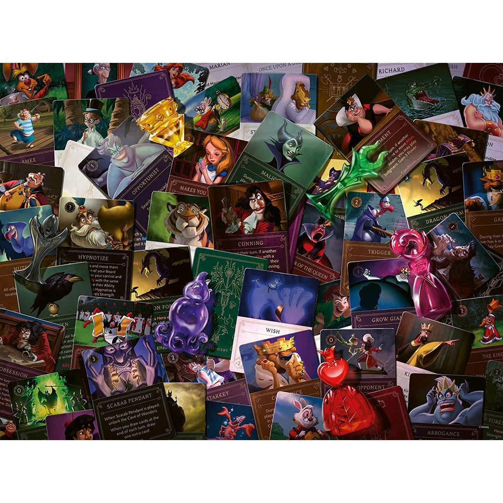 villainous: all villains - puzzle 2000 pezzi