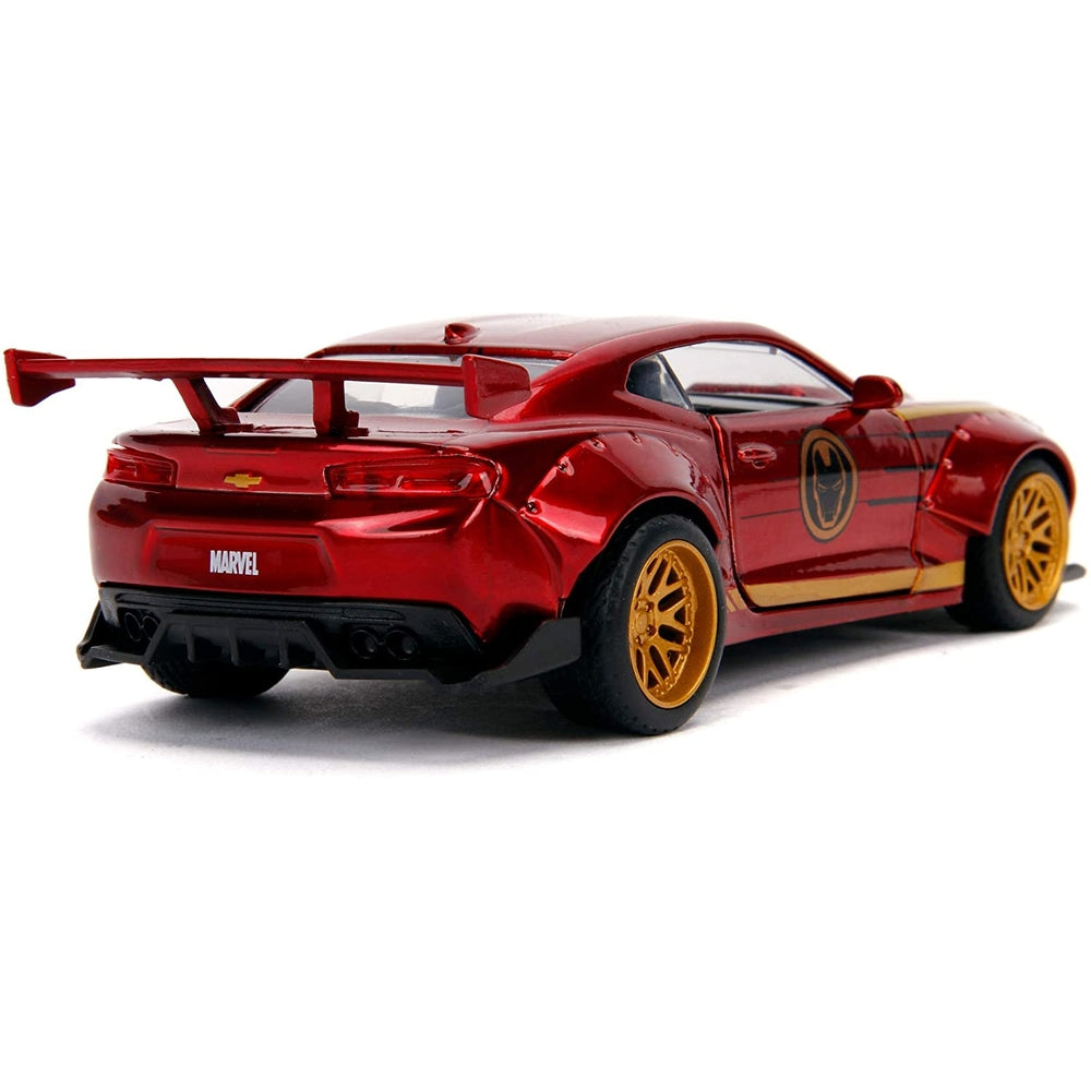 marvel iron man chevy camaro ss del 2016 - 1:32 die-cast