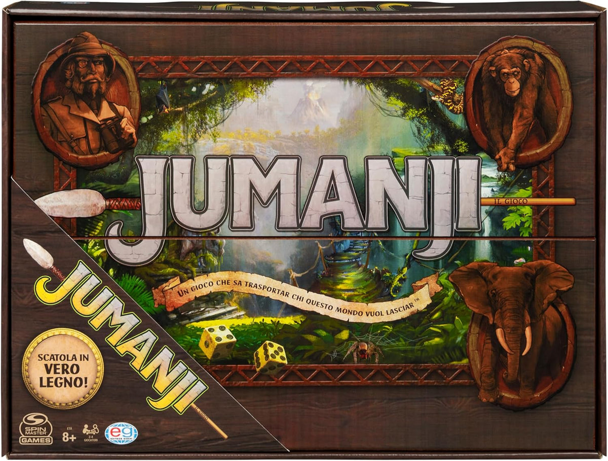 jumanji - edizione total refresh scatola in legno