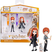 harry potter - set amicizia ron e ginny weasley - small doll 8cm articolata