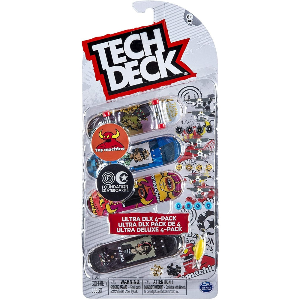tech deck - pack 4 skate