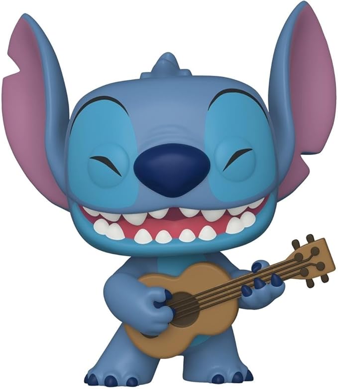disney - lilo & stitch - stitch with ukulele - funko pop! 1044