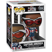 the falcon and the winter soldier - capitan america 9cm - funko pop 814
