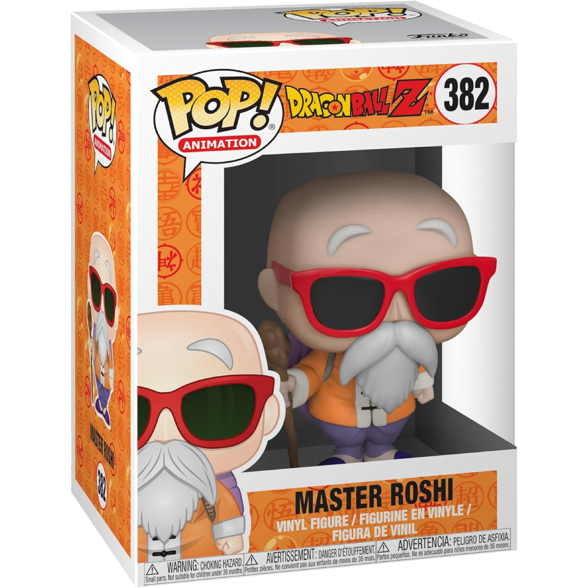 dragon ball z - master roshi 9cm - funko pop! 382