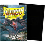 dragon shield standard sleeves - black matte (100 bustine protettive)