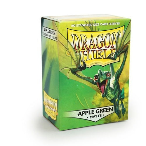 dragon shield standard sleeves - matte apple green (100 bustine protettive)