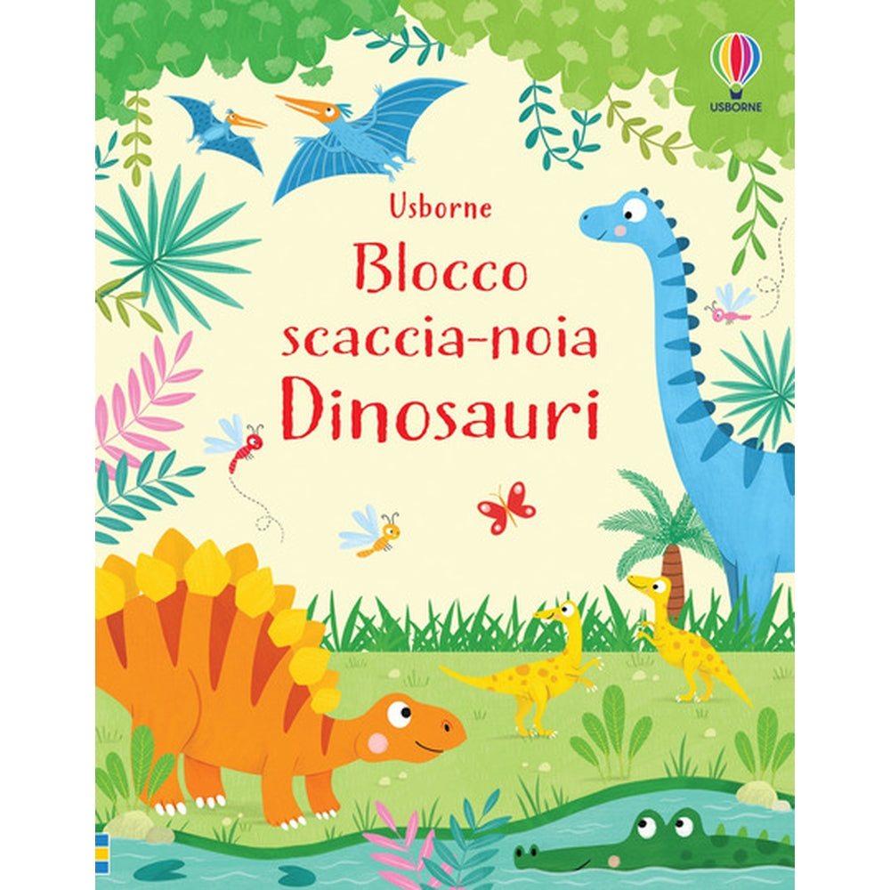 dinosauri. blocco scaccia-noia. ediz. illustrata