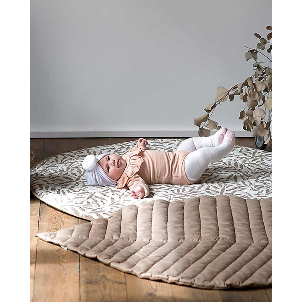 leaf mats - tappeto gioco - marrone - 128x96 cm - cotone bio - il match perfetto per il tuo tappeto!
