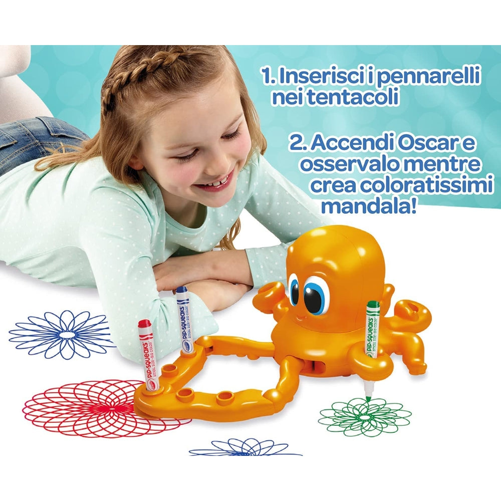 spin'n'swirl oscar - polipetto crea tuoi mandala