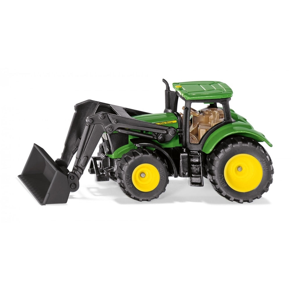 trattore john deere con benna - modellino die-cast
