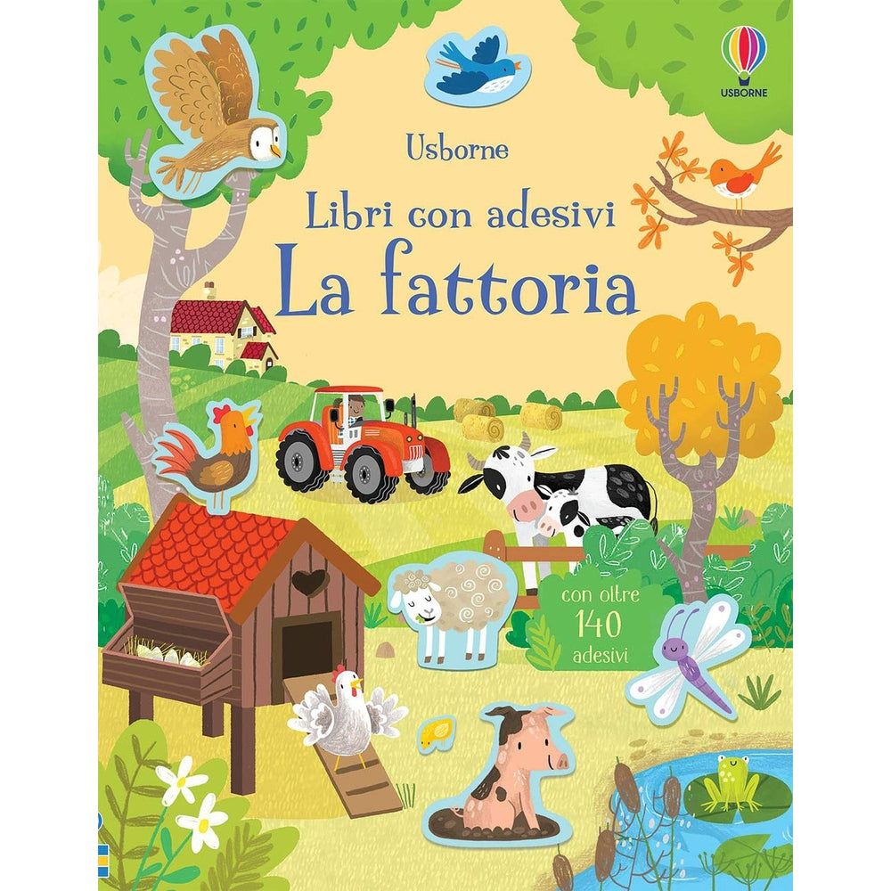 la fattoria. libri con adesivi. ediz. a colori