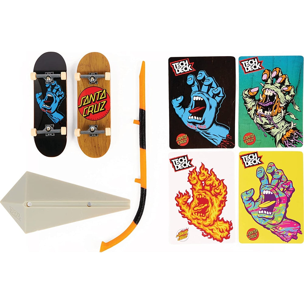 tech deck - assortimento 2 skate + accessorio