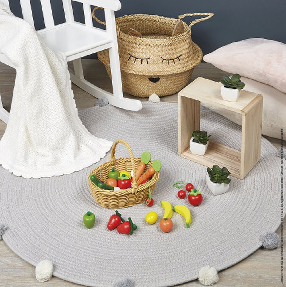 cestino con 24 frutti e verdure miste