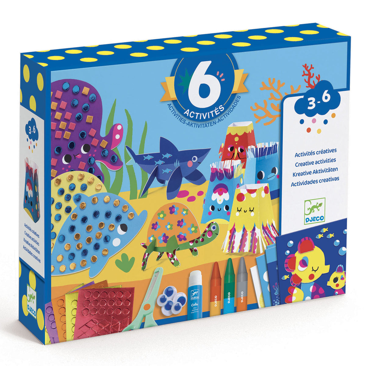 gli amici del mare - kit creativo con 6 attività