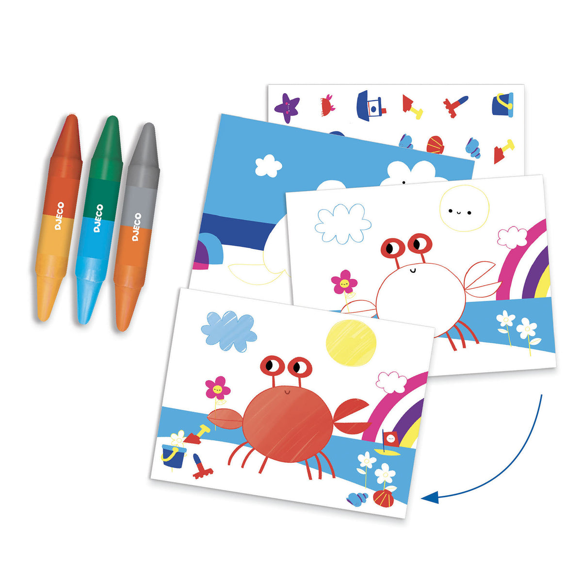 gli amici del mare - kit creativo con 6 attività