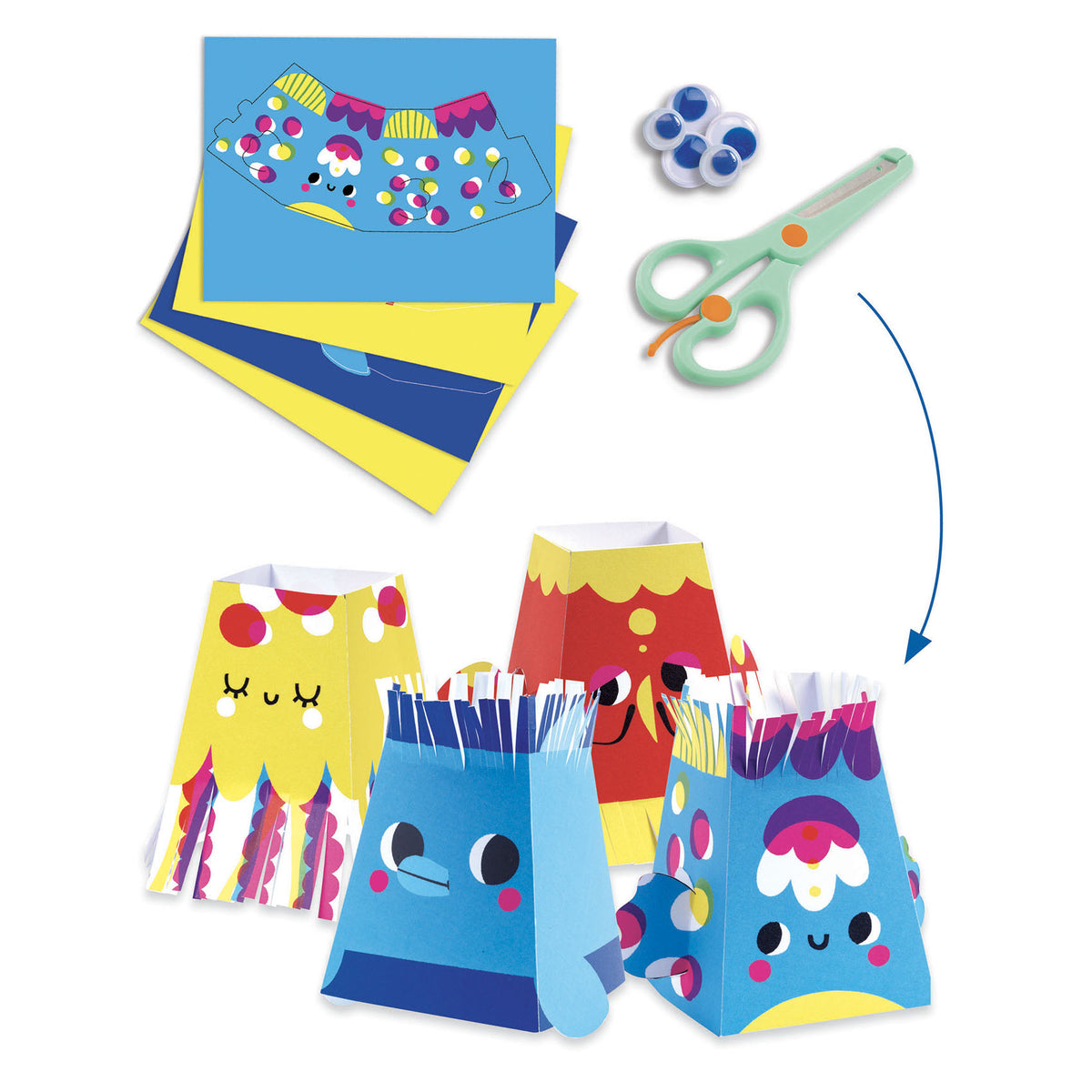 gli amici del mare - kit creativo con 6 attività