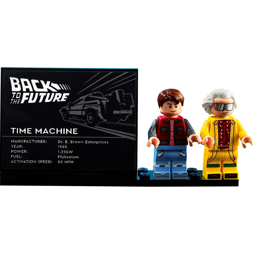 LEGO Icons 10300 macchina del tempo delorean ritorno al futuro