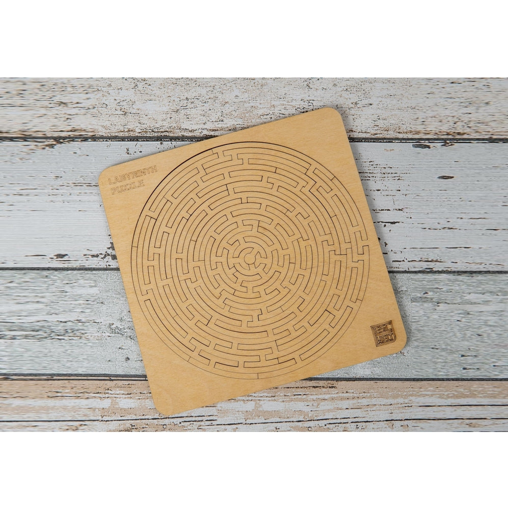labyrinth puzzle - rompicapo manuale in legno